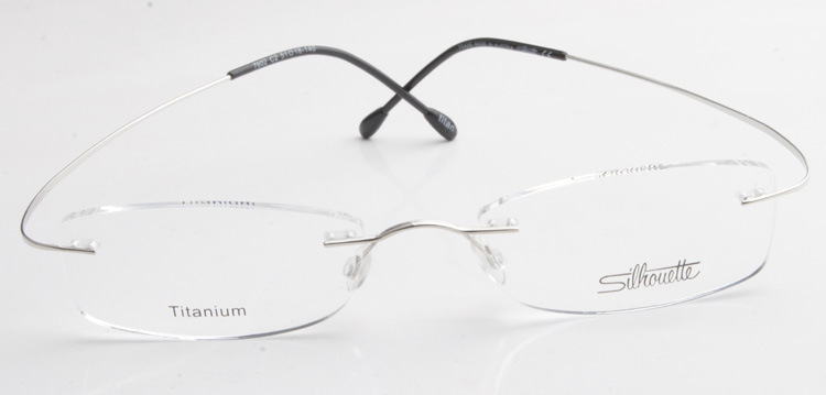 - Silhouette Titanium Rimless Optical Glasses Frame No Screw Prescription Eyeglasses With Bax Free Shipping Good quality