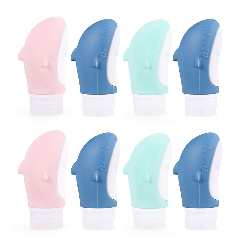 Leakproof Silicone Travel Bottles Kit Shark Mini Travel Size Cosmetic Shampoo Travel Set Toiletry Bottle MOQ 1 Piece
Leakproof Silicone Travel Bottles Kit Shark Mini Travel Size Cosmetic Shampoo Travel Set Toiletry Bottle MOQ 1 Piece