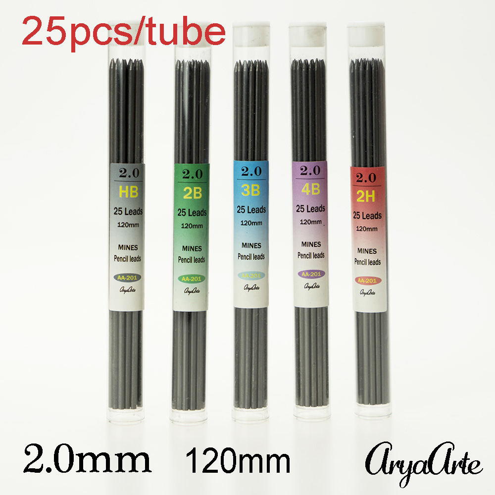 25PCS/tube 2.0mm Mechanical Pencil Refill Leads 2H 2B 3B 4B Graphite Automatic Pencil School Sketch Drawin Stationery, 2h lead
25PCS/tube 2.0mm Mechanical Pencil Refill Leads 2H 2B 3B 4B Graphite Automatic Pencil School Sketch Drawin Stationery, 2h lead
