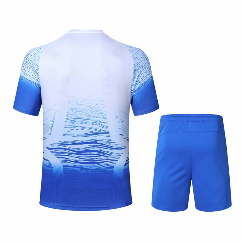 New Li Ning badminton clothes men039s and women039s top quick drying shorts sportswear table tennis Tshirt tennis training