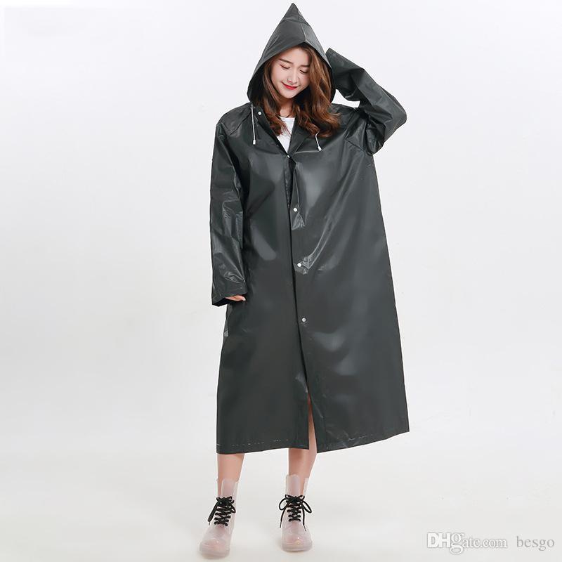 Non Disposable Household Raincoat High Quality Rain Cape EVA Eco-friendly Fashion Outdoor Raincoat Factory Rainwear Wholesale BH0025