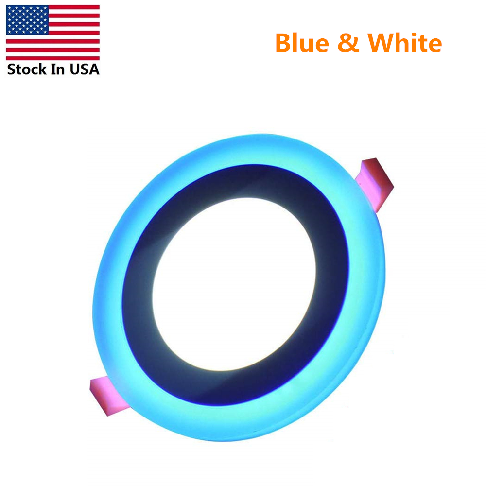US Stock Led Panel Light Round Double Color (Cool White+Blue) Ultrathin Led Recessed Lighting for kitchen room, living room
US Stock Led Panel Light Round Double Color (Cool White+Blue) Ultrathin Led Recessed Lighting for kitchen room, living room
