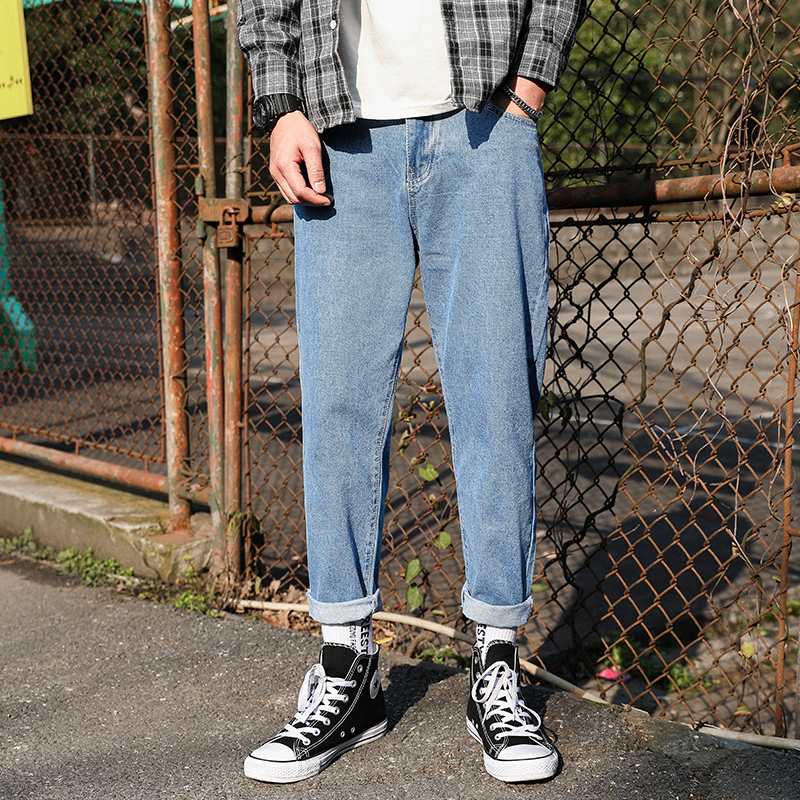 Fletiter 2020 autumn Spring new cargo jeans men fashion hip hop Spliced street wear ankle -length denim pants loose trousers, Black
Fletiter 2020 autumn Spring new cargo jeans men fashion hip hop Spliced street wear ankle -length denim pants loose trousers, Black