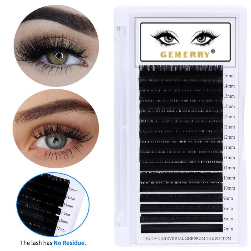 Gemerry Individual Lash for Make up Beauty Eyelash Extension Silk Fiber False eyelashes Thick Natural Classic False Lashes
Gemerry Individual Lash for Make up Beauty Eyelash Extension Silk Fiber False eyelashes Thick Natural Classic False Lashes