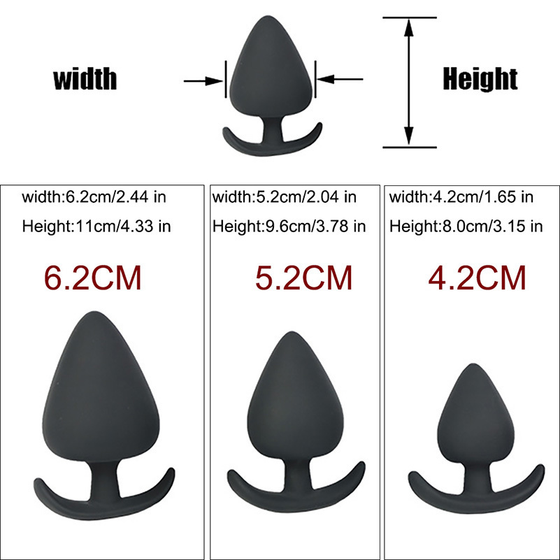Big Silicone Butt Plug Huge Anal Plug For Men Mens Large Anals Toys Best Sex Toy For Wearing All Day Y190716