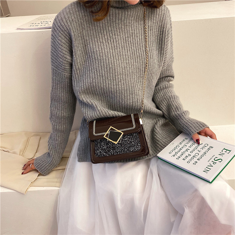 Fashion Women's Messenger Bags Sequins embroidery Crossbody Bags For Women 2020Luxury Shoulder Bag Ladies Chains Handbags Design, Black
Fashion Women's Messenger Bags Sequins embroidery Crossbody Bags For Women 2020Luxury Shoulder Bag Ladies Chains Handbags Design, Black