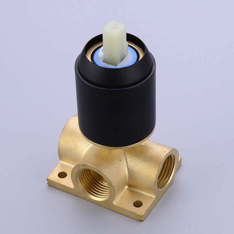 Brass Rainfall Shower Set Brush Gold or Black Wall Mounted Bathroom Shower Head and Cold Mixing Shower Tap 160282504531