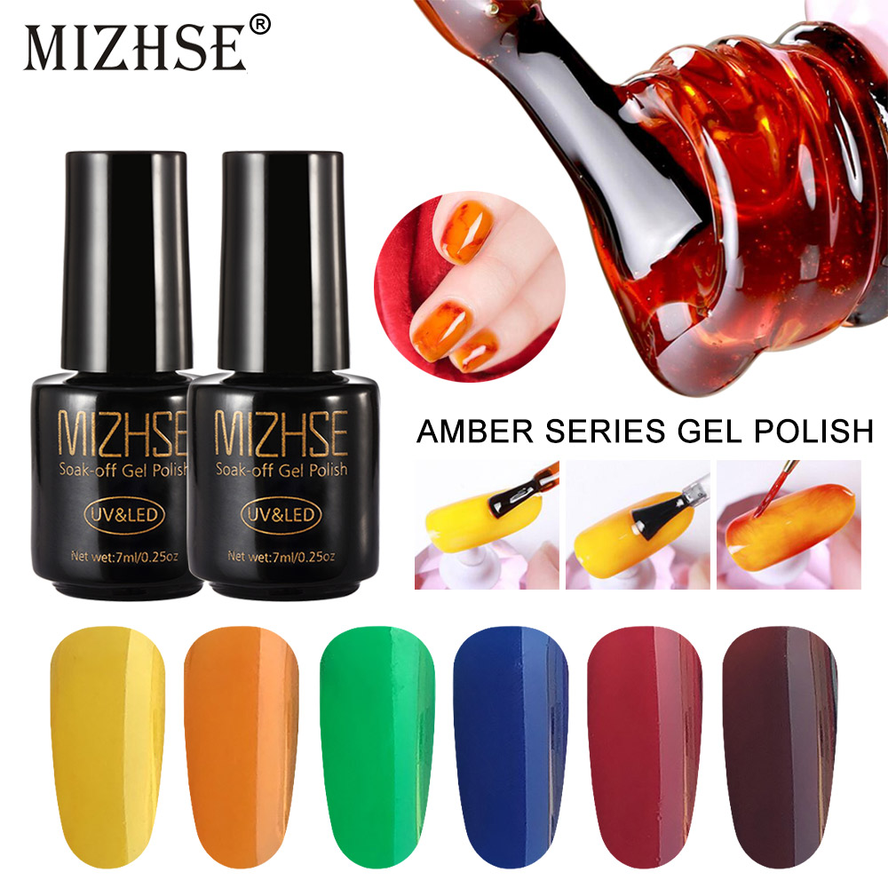 MIZHSE 7ML Translucent Amber Coloured Glaze Gel Nail Enamel Colors Nail Art Manicure Decoration Creative Glass Gel Polish DIY, 005
MIZHSE 7ML Translucent Amber Coloured Glaze Gel Nail Enamel Colors Nail Art Manicure Decoration Creative Glass Gel Polish DIY, 005