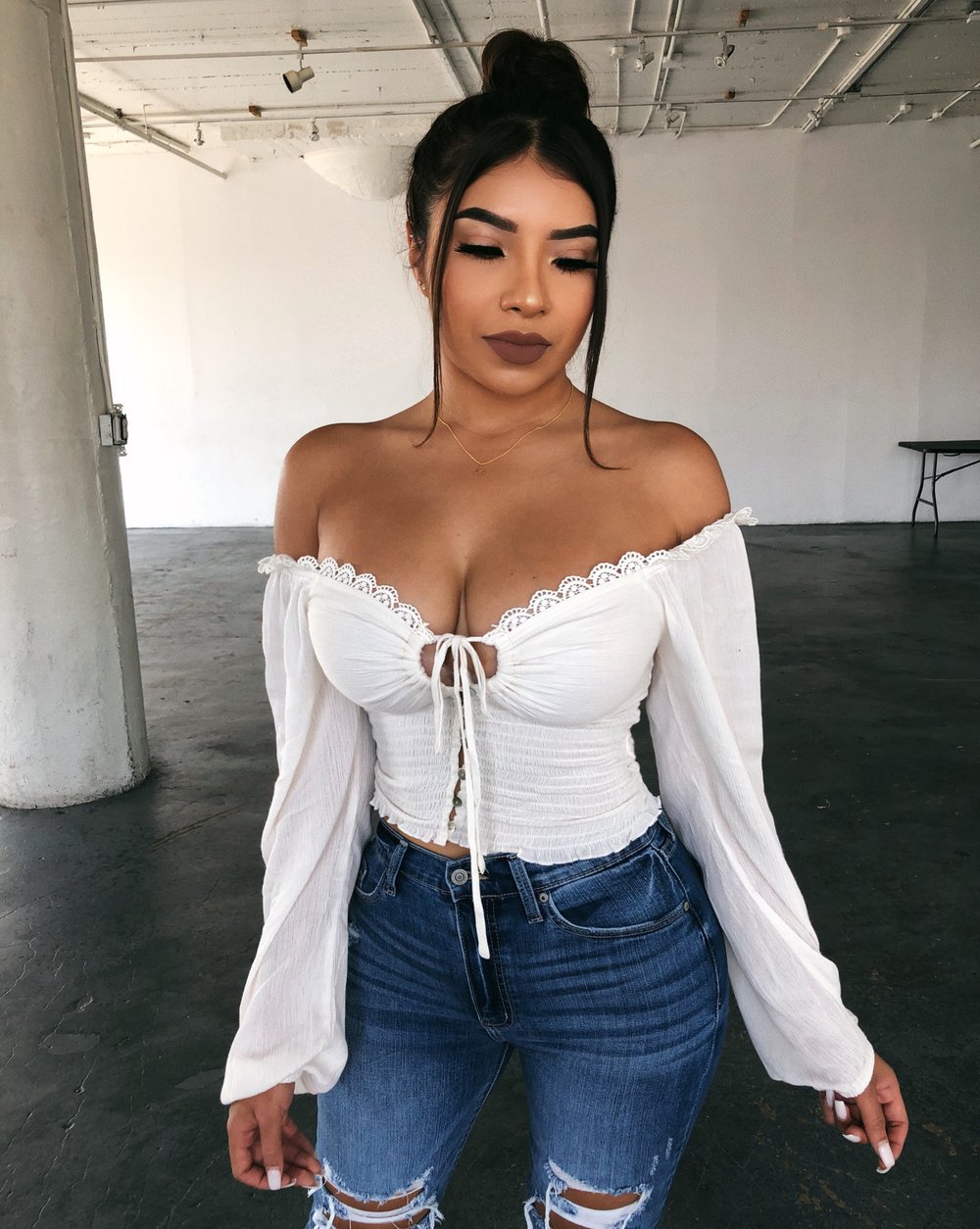 New Fashion Womens Chiffon Long Sleeve Off Shoulder Crop Tops Blouses Loose Casual Blouse Lady Sexy Sale Corp Top Shirt, White 
New Fashion Womens Chiffon Long Sleeve Off Shoulder Crop Tops Blouses Loose Casual Blouse Lady Sexy Sale Corp Top Shirt, White