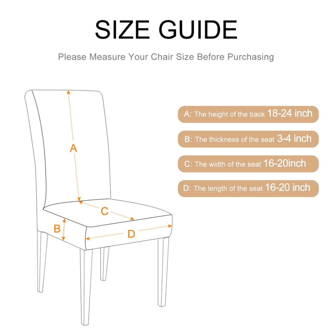 Chair Covers Spandex Elastic Dining Flower Printing Removable Seat Cover Four Seasons Home Banquet Wedding Party Anti-dirty