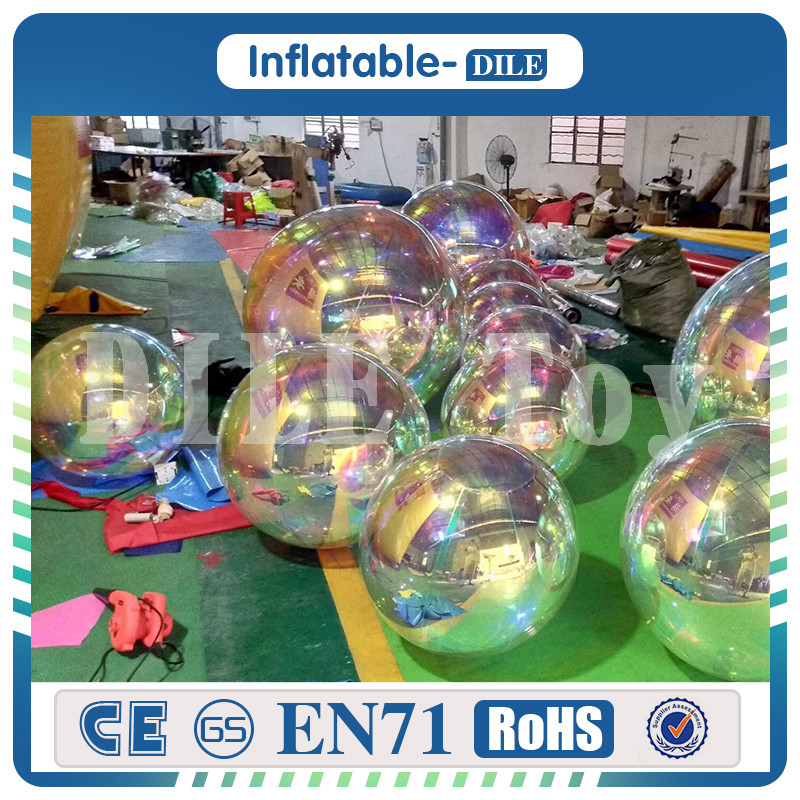 Free Shippingto door beautiful inflatable mirror sphere for Event/Christmas / Halloween / Wedding decoration 1.0m diameter indoor inflatable
Free Shippingto door beautiful inflatable mirror sphere for Event/Christmas / Halloween / Wedding decoration 1.0m diameter indoor inflatable