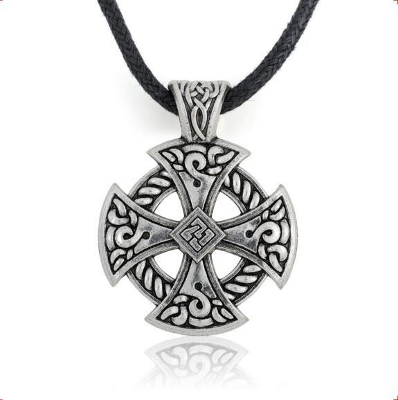 A29 Vintage Style Religious Cross Knot Totem Attractive Viking Necklace for Men and Women, Silver
A29 Vintage Style Religious Cross Knot Totem Attractive Viking Necklace for Men and Women, Silver