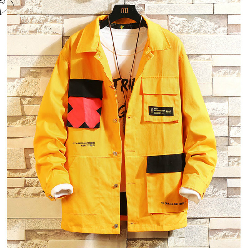 2019 Fashion Men's Black Jackets Pockets Man Coats Patchwork Male Casual Jacket Outwear Clothes Japanese Autumn Zipper, Black(asiansize)
2019 Fashion Men's Black Jackets Pockets Man Coats Patchwork Male Casual Jacket Outwear Clothes Japanese Autumn Zipper, Black(asiansize)