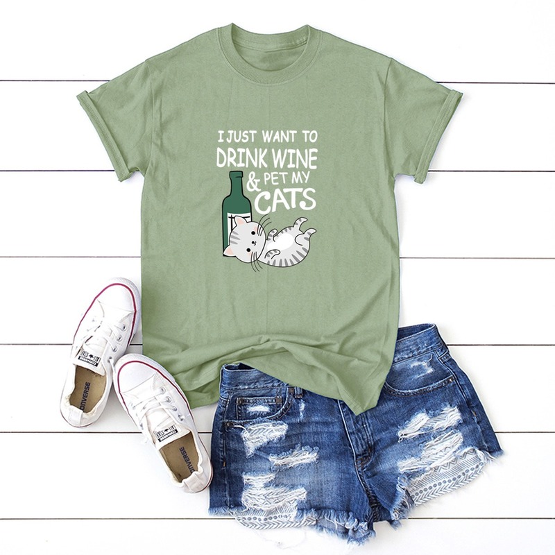 2020 Cute Cat Letter Cartoon 100% Cotton Short-sleeved Women' T-shirt Casual Soft Female T-shirt Women Plus Size Harajuku Top, Black
2020 Cute Cat Letter Cartoon 100% Cotton Short-sleeved Women' T-shirt Casual Soft Female T-shirt Women Plus Size Harajuku Top, Black