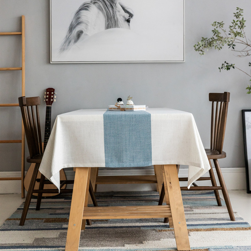 New Square Dining Table Cloth Rectangle Tablecloth for Wedding Party Cotton Linen Towels Kitchen Table Cover Home Decoration Textile