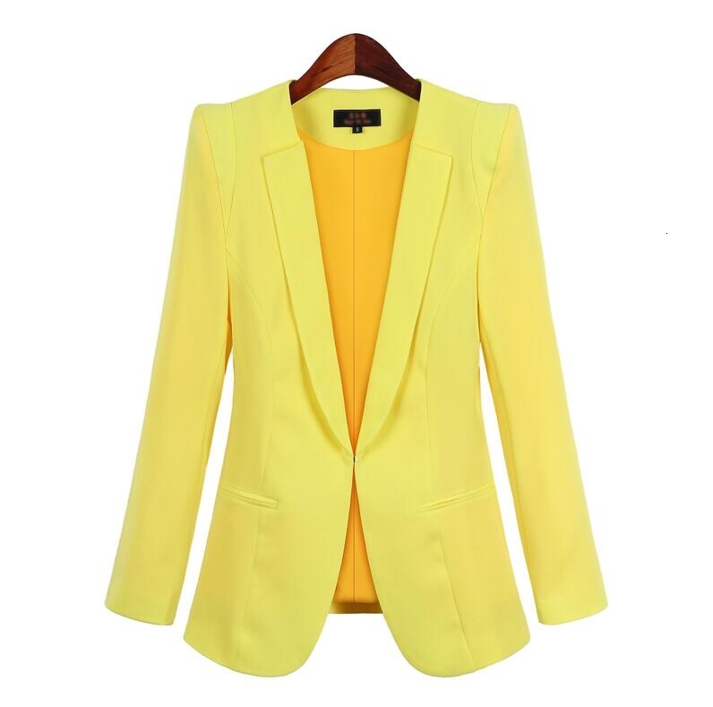 2019 New Plus Size Womens Business Suits Spring Autumn Allmatch women Blazers Jackets Short Slim longsleeve Blazer Women Suit CJ191201