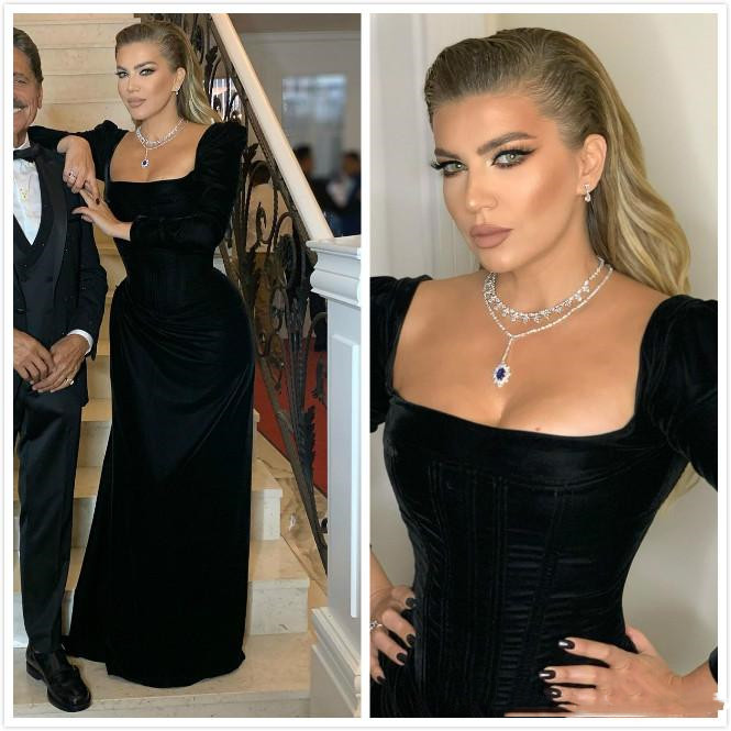 Arabic Aso Ebi Black Simple Sexy Evening Dresses Long Sleeves Sheath Prom Dresses Velvet Formal Party Second Reception Gowns, Yellow
Arabic Aso Ebi Black Simple Sexy Evening Dresses Long Sleeves Sheath Prom Dresses Velvet Formal Party Second Reception Gowns, Yellow