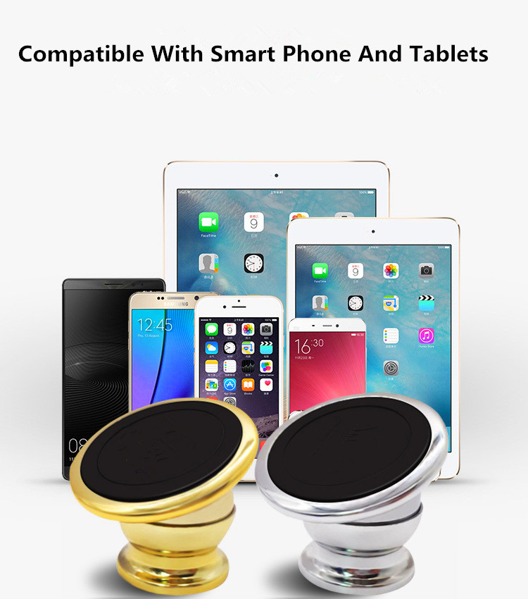 Best quality Universal smart Mobile phone holder Magnet bracket 360 degrees magnetic phone holder Car phone holder Car navigation frame, Black
Best quality Universal smart Mobile phone holder Magnet bracket 360 degrees magnetic phone holder Car phone holder Car navigation frame, Black