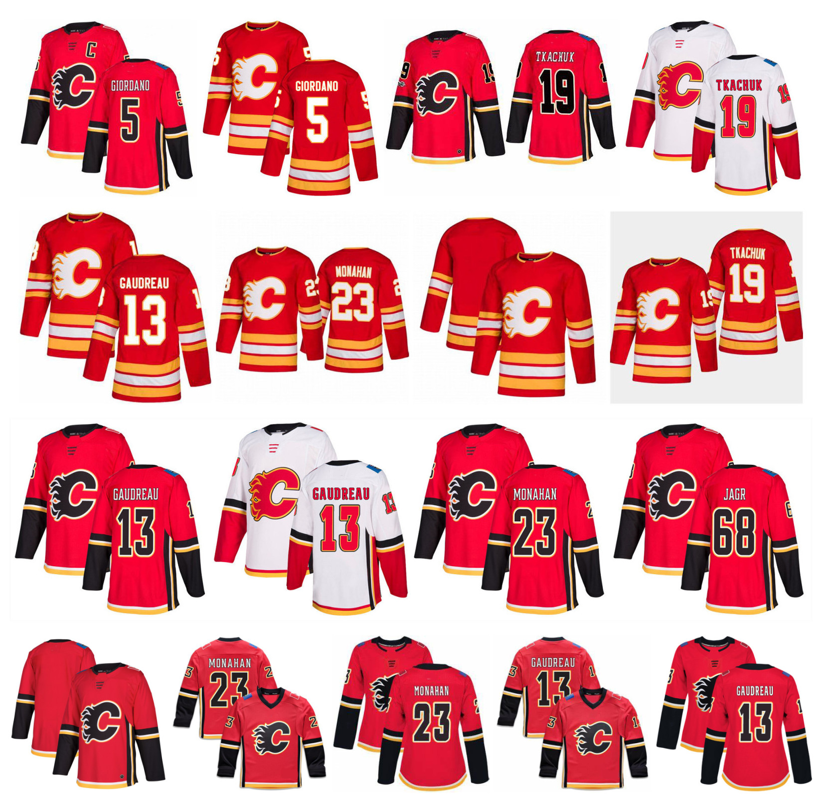 Calgary Flames Jersey 19 Matthew Tkachuk 13 Johnny Gaudreau 23 Sean Monahan 68 Jaromir Jagr 5 Mark Giordano Blank Men Women Kids Hockey, Black;red
Calgary Flames Jersey 19 Matthew Tkachuk 13 Johnny Gaudreau 23 Sean Monahan 68 Jaromir Jagr 5 Mark Giordano Blank Men Women Kids Hockey, Black;red