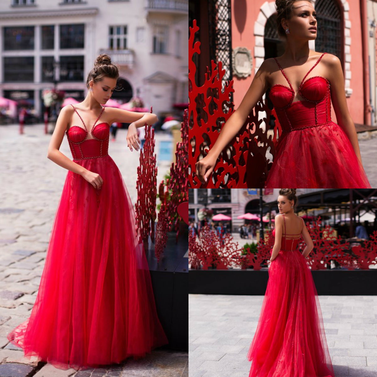 Red 2020 Beaded Fairy Prom Dresses A Line Lace Appliques Tulle Evening Gowns Custom Made Sweep Train Formal Party Dress, Light yellow
Red 2020 Beaded Fairy Prom Dresses A Line Lace Appliques Tulle Evening Gowns Custom Made Sweep Train Formal Party Dress, Light yellow