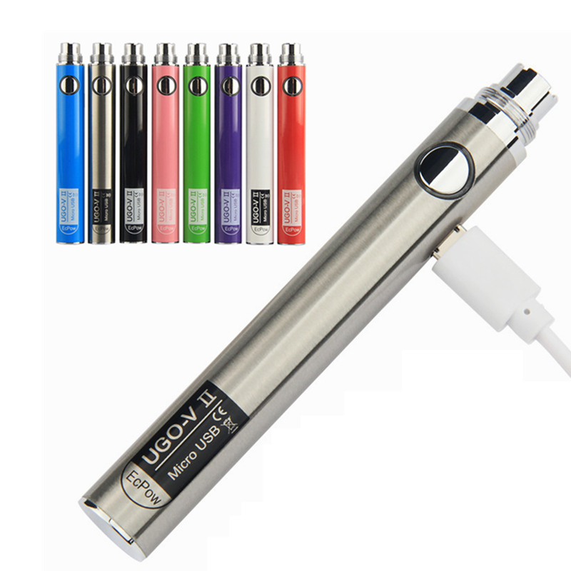 100% Authentic UGO-V II 2 510 Thread Vape Pen Batteries EVOD eGo Micro USB Passthrough cartridge battery ecigs
100% Authentic UGO-V II 2 510 Thread Vape Pen Batteries EVOD eGo Micro USB Passthrough cartridge battery ecigs