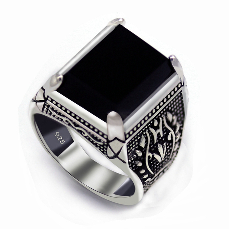 SHUNXUNZE Fashion Engagement Wedding black agate 925 sterling silver finger rings jewelry Accesories for men S-3810 size 7 8 9 10 11 12 13
SHUNXUNZE Fashion Engagement Wedding black agate 925 sterling silver finger rings jewelry Accesories for men S-3810 size 7 8 9 10 11 12 13