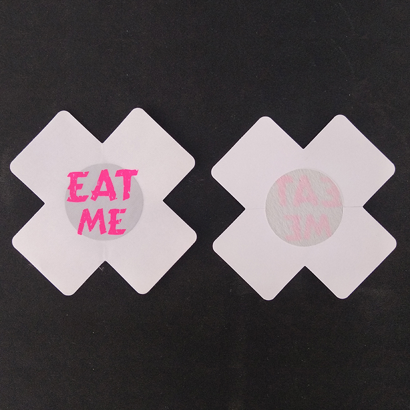 Women Sexy Nipple Cover Fetish Cubre Pezones Disposable Pasties Invisible Boob Breast Tape Petals Cross Nipples Stickers C18122601