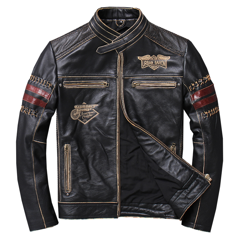 2020 Vintage Black Men Slim Fit Motorcycle Leather Jacket Plus Size XXXL Genuine Cowhide Spring Natural Biker Coat FREE SHIPPING
2020 Vintage Black Men Slim Fit Motorcycle Leather Jacket Plus Size XXXL Genuine Cowhide Spring Natural Biker Coat FREE SHIPPING