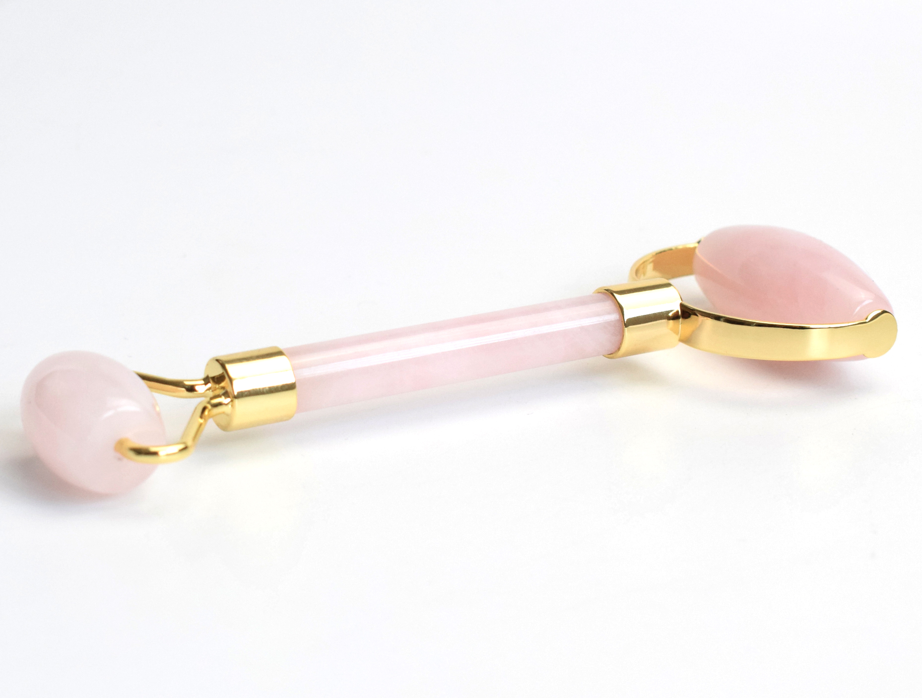 Natural Chakra Rose Quartz Massage Stone Carved Reiki Crystal Healing Gua Sha Beauty Roller Facial Massor Stick