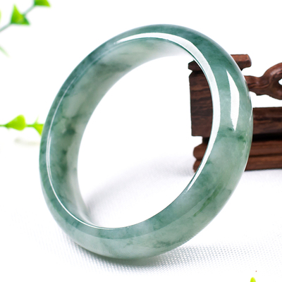 Natural Burmese Jadeite 54-64mm Dark Green Two-tone Bracelet Elegant Princess Jewelry Best Gift
Natural Burmese Jadeite 54-64mm Dark Green Two-tone Bracelet Elegant Princess Jewelry Best Gift