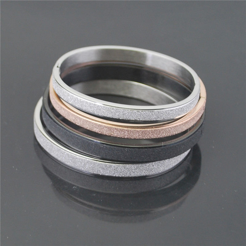 Bangle Fashion Stainless Steel Couple Bracelets For Women Girls Rose Gold Color Frosted Braided Bracelet Men Friendship Jewelry
Bangle Fashion Stainless Steel Couple Bracelets For Women Girls Rose Gold Color Frosted Braided Bracelet Men Friendship Jewelry