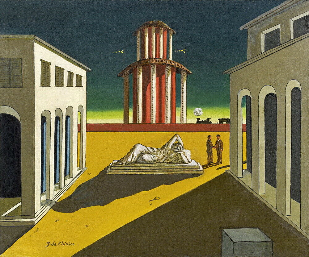 Giorgio de Chirico Plazza d'Italia Home Decor Handpainted & HD Print Oil Painting On Canvas Wall Art Canvas Pictures 191111
Giorgio de Chirico Plazza d'Italia Home Decor Handpainted & HD Print Oil Painting On Canvas Wall Art Canvas Pictures 191111