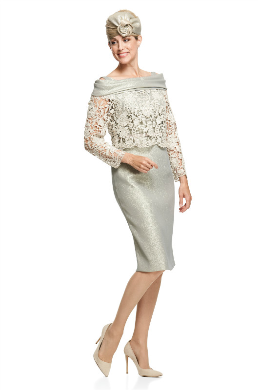 Modest Joyceyoungcollections Bateau Long Sleeve Split Mother Of The Bride Dress With Jacket Lace Applique Mother Dress Formal Evening Gowns