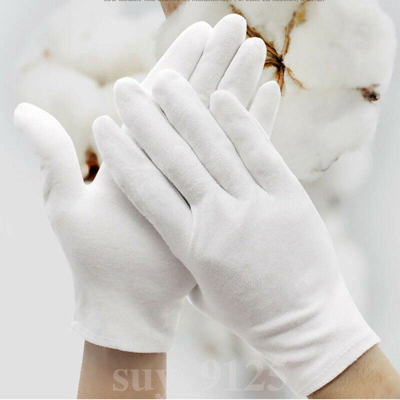 6 Pairs White Inspection Cotton Work Gloves Coin Jewelry Lightweight Household White Gloves S M L XL
6 Pairs White Inspection Cotton Work Gloves Coin Jewelry Lightweight Household White Gloves S M L XL