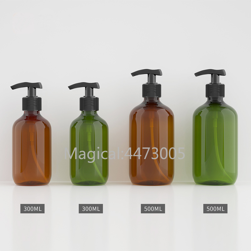 20pcs 300/500ml Cosmetic Empty Brown/Dark Green Lotion Pump Bottle, Pressed Emulsion/Skin Care/Cream Container, Shampoo Package
20pcs 300/500ml Cosmetic Empty Brown/Dark Green Lotion Pump Bottle, Pressed Emulsion/Skin Care/Cream Container, Shampoo Package