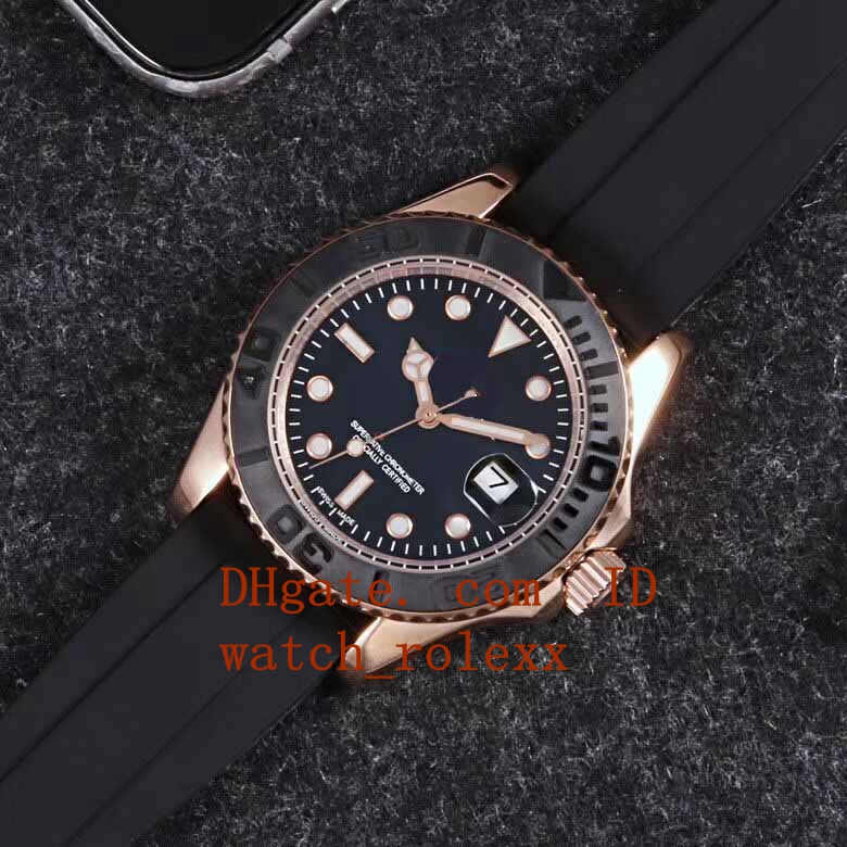 Men's Sport Super Factory 40mm 116655 Rubber Bands Ceramic Bezel Steel Asia 2813 Rose gold Movement Mechanical Automatic Mens Watches 2020, Slivery;brown
Men's Sport Super Factory 40mm 116655 Rubber Bands Ceramic Bezel Steel Asia 2813 Rose gold Movement Mechanical Automatic Mens Watches 2020, Slivery;brown