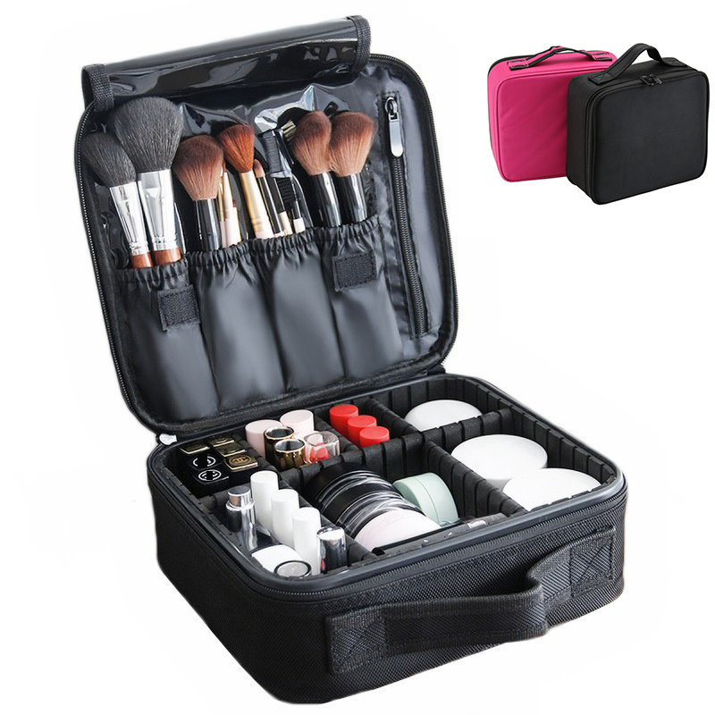 Women PCosmetic Bag Professional Make Up Box Empty Make Up Insert Bag Organizer Storage Toiletry Wash Beauty Pouch Suitcases, Black
Women PCosmetic Bag Professional Make Up Box Empty Make Up Insert Bag Organizer Storage Toiletry Wash Beauty Pouch Suitcases, Black