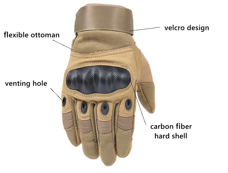 Touchscreen Motorcycle Hard Knuckle Full Finger Gloves Protective Gear Racing Biker Riding Motorbike Moto Motocross Gloves