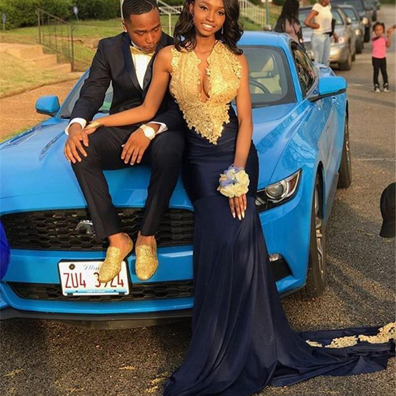 Navy Blue Girls Mermaid Formal Gowns Gold Floral Lace Prom Dresses Sexy Deep V neck Evening Gowns vestido de noche, Dark red
Navy Blue Girls Mermaid Formal Gowns Gold Floral Lace Prom Dresses Sexy Deep V neck Evening Gowns vestido de noche, Dark red