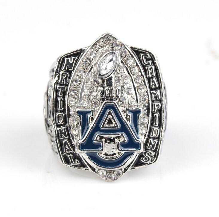 Personal collection 2010 Auburn University tiger Nation Football Championship Ring with Collector's Display Case, Silver
Personal collection 2010 Auburn University tiger Nation Football Championship Ring with Collector's Display Case, Silver