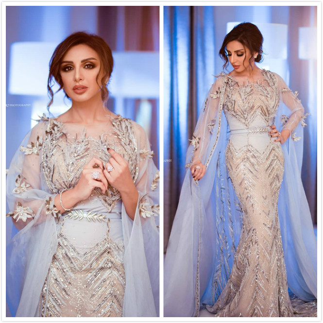 Aso Ebi 2020 Arabic Angham Luxurious Mermaid Sexy Evening Dresses Beaded Lace Crystals Prom Dresses Sheer Neck Formal Party Second Gowns ZJ2