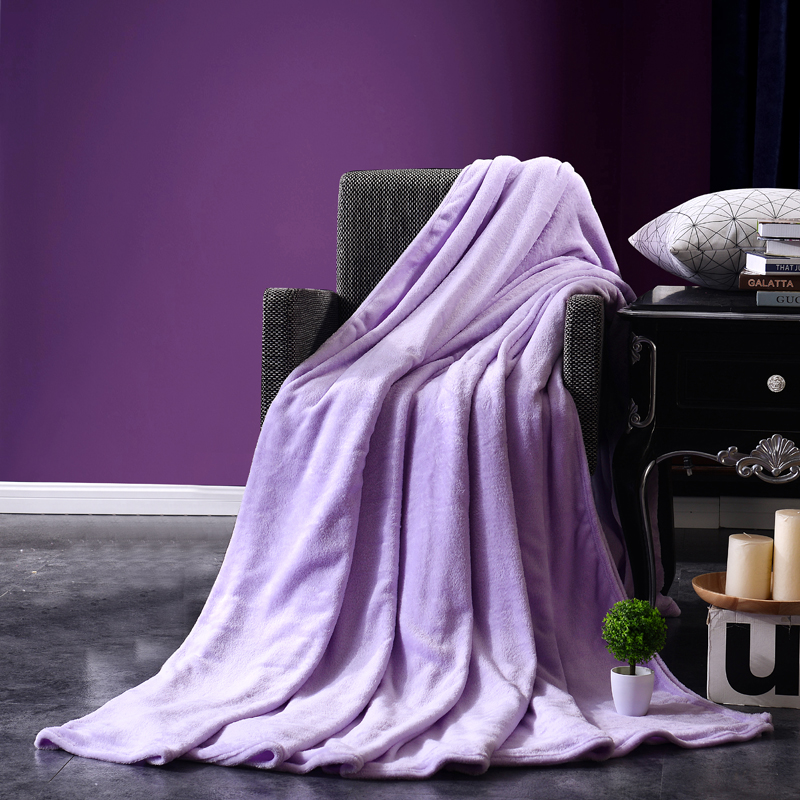 Summer Flannel Blankets Warm Adult Multi-Size Sofa Plain Pure Light Purple Color Soft Blanket TV/Travel Blanket Super Warm
Summer Flannel Blankets Warm Adult Multi-Size Sofa Plain Pure Light Purple Color Soft Blanket TV/Travel Blanket Super Warm