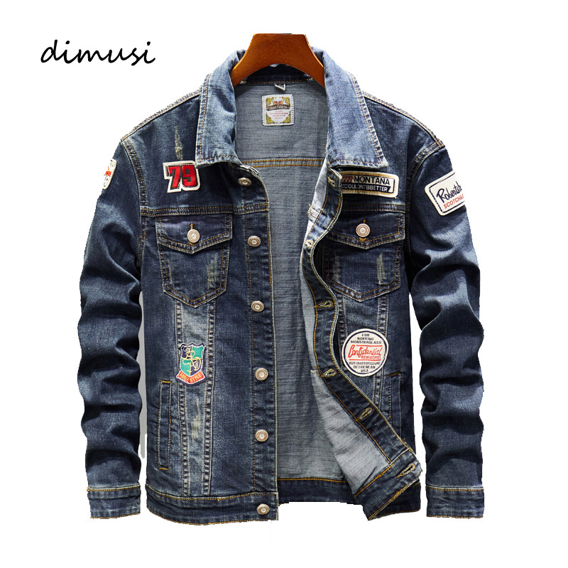 DIMUSI Autumn Mens Denim Jacket Trendy Fashion Ripped Denim Jacket Mens Outwear Jeans Casual Slim Cowboy Coats Clothing, Grey
DIMUSI Autumn Mens Denim Jacket Trendy Fashion Ripped Denim Jacket Mens Outwear Jeans Casual Slim Cowboy Coats Clothing, Grey