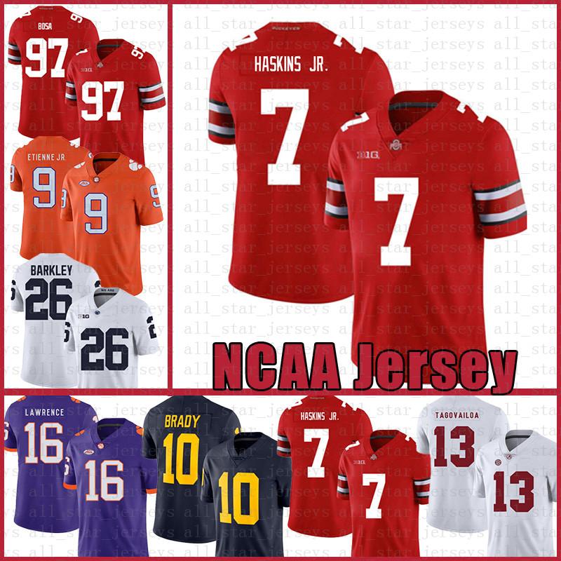 NCAA Ohio State Buckeyes 97 Nick Bosa 7 Dwayne Haskins Jr American football Jersey Tom Brady Saquon Barkley Tua Tagovailoa, Ncaa (hongchao)
NCAA Ohio State Buckeyes 97 Nick Bosa 7 Dwayne Haskins Jr American football Jersey Tom Brady Saquon Barkley Tua Tagovailoa, Ncaa (hongchao)