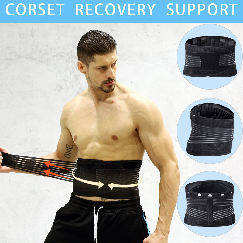 steel stick Waist Support Corset Belt Elastic Breathable Lumbar and back Brace Recovery Belts For Waist Trainer Corset man women, Black
steel stick Waist Support Corset Belt Elastic Breathable Lumbar and back Brace Recovery Belts For Waist Trainer Corset man women, Black