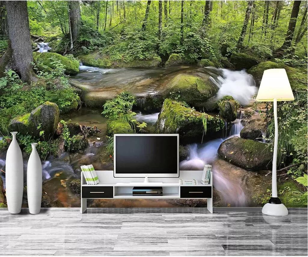 3d room wallpaper custom photo non-woven mural Stream under the forest, landscape painting, TV background wall wallpaper for walls 3 d, Picture shows
3d room wallpaper custom photo non-woven mural Stream under the forest, landscape painting, TV background wall wallpaper for walls 3 d, Picture shows