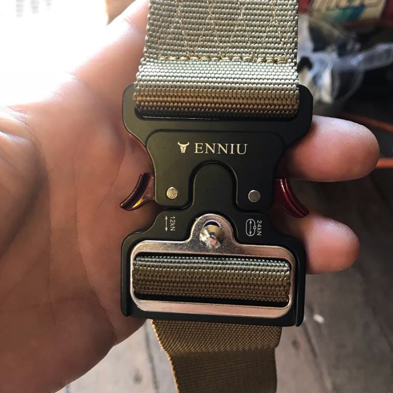 Tactical Nylon Belt Military Metal Buckle Belt Men Swat Army Gear Outdoor Quality Waist Strap Automatic Ceintures Width 5.0cm