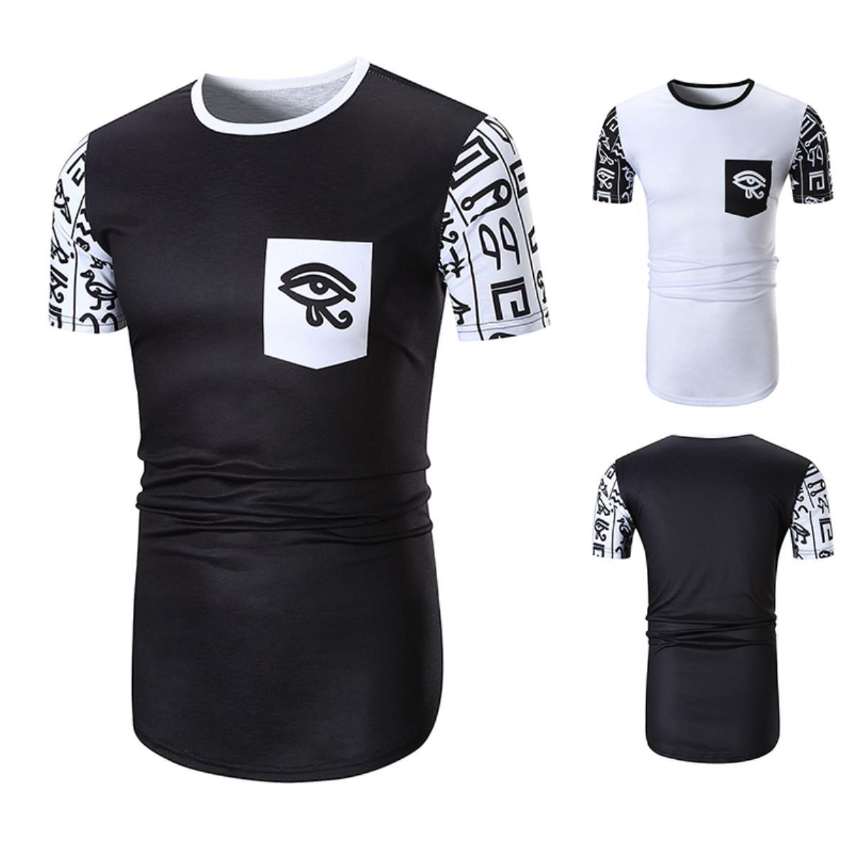 2020 fashion Mens Designer T Shirts Men s luxury T shirt Tshirt Ethnic style Round collar Short sleeve T-shirt Mens clothes Clothing Tee, White;black
2020 fashion Mens Designer T Shirts Men s luxury T shirt Tshirt Ethnic style Round collar Short sleeve T-shirt Mens clothes Clothing Tee, White;black