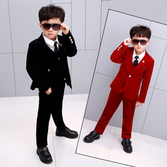 Cotton Material Child Blazers Suits Good Quality school boys costumes for prom wedding flower boy dress solid red/Black
Cotton Material Child Blazers Suits Good Quality school boys costumes for prom wedding flower boy dress solid red/Black