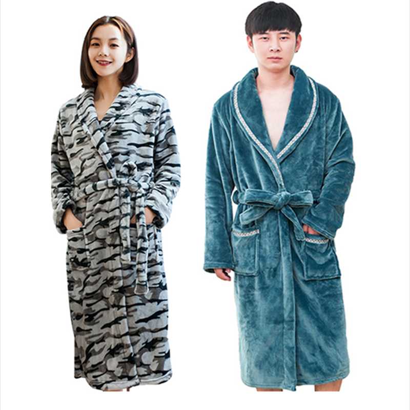 Women Men Nightgown Lounge Sleepwear Home Clothes Thicken Warm Couple Style Flannel Robe Winter Long Sleeve Bathrobe Sexy V-Neck, Blue
Women Men Nightgown Lounge Sleepwear Home Clothes Thicken Warm Couple Style Flannel Robe Winter Long Sleeve Bathrobe Sexy V-Neck, Blue